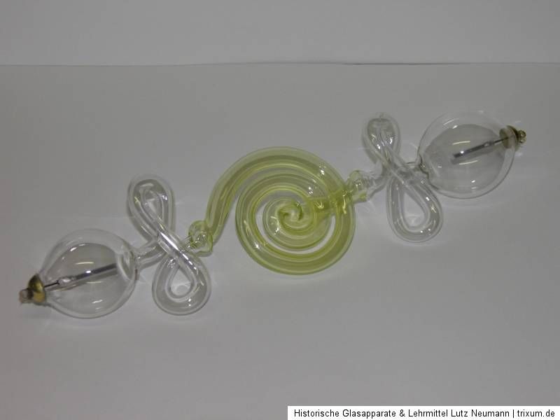  Röhre tube uranium vaseline glass Uranglas 25 cm 9,84 inches  