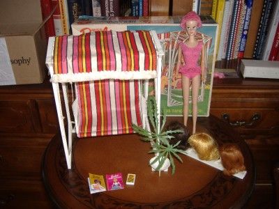   Miss Barbie Sleepy Eye Doll Box Swing Accessories Complete  