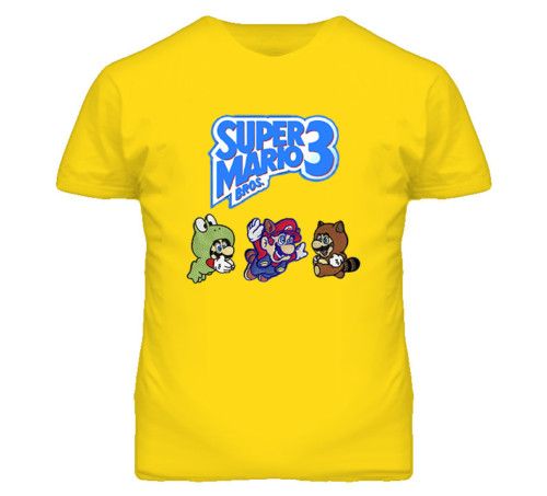 Super Mario Bros 3 Characters T Shirt  