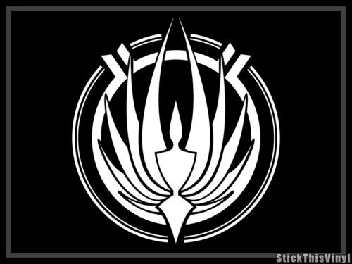 Battlestar Galactica Logo Decal Vinyl Sticker (2x)  