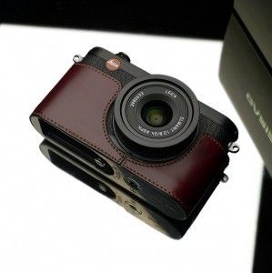 Gariz XS CHX1MB Camera Half Leather Case LEICA X1 X 1 Metal Brown 