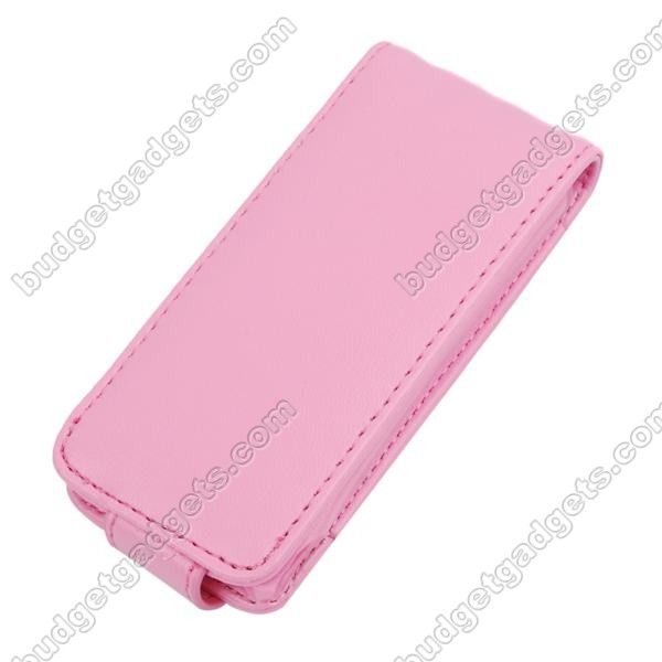 Pink Protective Leather Case Cover for iPod NANO 5th  