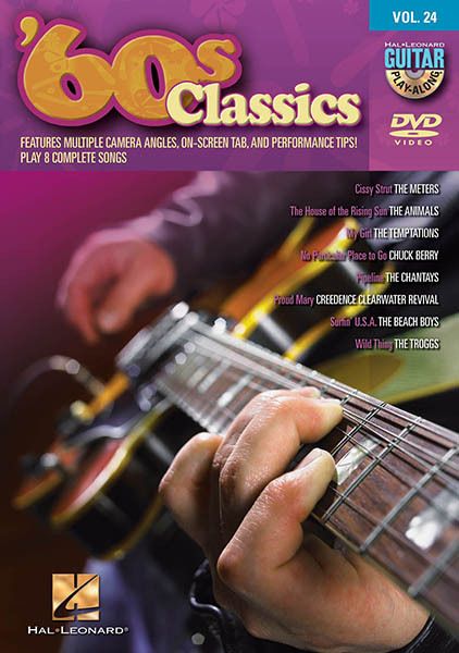 60s Classics Guitar Play Along Learn Lessons Video DVD  