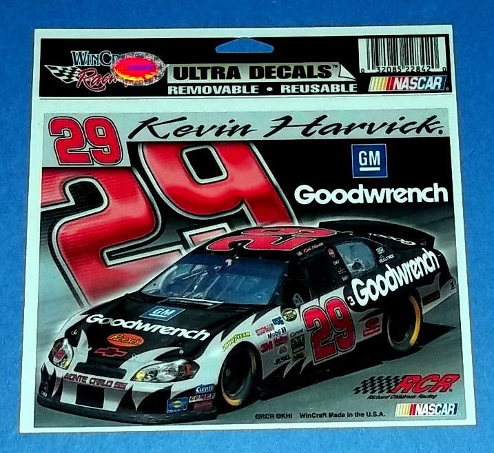 Kevin Harvick #29 Goodwrench Nascar Ultra Decal / Bumper Sticker 