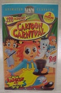 RAGGEDY ANN & FRIENDS CARTOON CARNIVAL VHS  