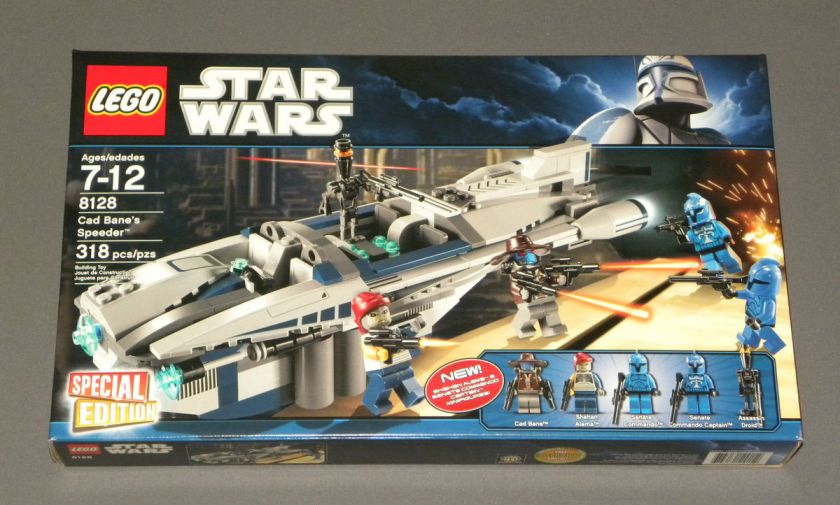 LEGO Star Wars Building Set 8128 Cad Banes Speeder w 5 Minifigures 