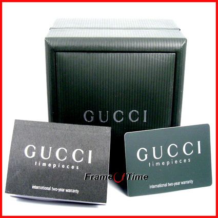   GUCCI Ladies Gold Bangle Bracelet Bezel Silver/Gold/Black 1100 Watch